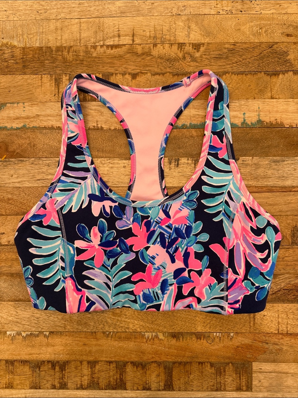 Lilly Pulitzer Luxletic Teegan Racerback Sports Bra